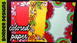 Border Designs On Paper Border Designs Project Work Designs Borders Design For School Project Youtube Black and white hand drawn clip art. border designs on paper border designs project work designs borders design for school project