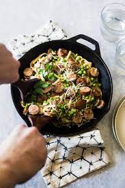 Apple chicken sausage with whole wheat penne pasta. Apple Chicken Sausage Pasta All The King S Morsels
