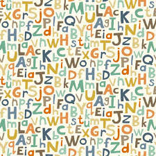 The editors of publications international, ltd. Baby Jungle Alphabet Letters Text Cotton Fabric By Makower Patchwork Quilting Quilt Yarn Stitch
