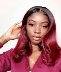 *if you're wondering how the cap stays on your head the glue attaches to your hair which is what holds the style together. Click Picture And Get Human Hair For Chic Ladies Follow Ienvyhair On Ali Express And Get More Fas Weave Hairstyles Brazilian Human Hair Human Hair Lace Wigs