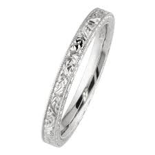 Scroll Pattern Hand Engraved Wedding Ring Hand Engraved Wedding Ring Engraved Wedding Rings Hand Engraved Engagement Rings