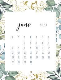 Use our crafty and cute printable calendars to keep track of all your upcoming events. Free Printable June 2021 Calendars 100 S Of Styles All Free