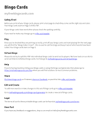 Awesome app! bingo card generator lets you: Solution Bingo Cards Studypool