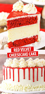Red Velvet Cheesecake Cake Classic Red Velvet Recipe Recipe Velvet Cake Recipes Red Velvet Cheesecake Cake Desserts