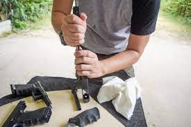 Spray solvent on dirty areas and wipe off. A Beginner S Guide On How To Clean A Gun Bill Jacksons
