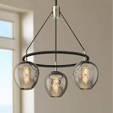 Iliad 26 Wide Carbide Black 3 Light Modern Pendant 44y86 Lamps Plus
