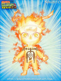 9 Tails Chakra Mode Naruto By Maksitobi On Deviantart Naruto Chibi 9 Tails