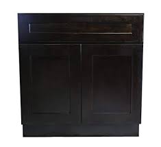 Wall cabinet with three 5 in. Espresso Shaker24 Inch Depth Espresso Shaker Wall Cabinets With 2 Doors Solid Wood Soft Close Rta Cabinetry