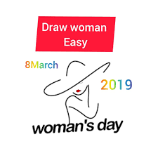 A beautiful woman draws strength from troubles, smiles during distress and grows stronger with prayers & hope. Happy Women S Day Drawing Ladies Day Happy Woman Day Happy Women