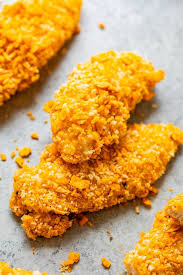 Cheeze It Chicken Tenders Averie Cooks Recipe Cheeze It Chicken Chicken Tender Recipes Chicken Tenders