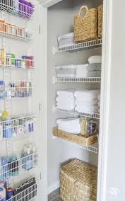Organized Bathroom Linen Closet Anyone Can Have Kelley Nan Bathroom Linen Closet Organizing Linens Linen Closet