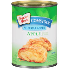 Duncan Hines Comstock No Sugar Added Apple Pie Filling Topping 20 Oz Pie Filling Apple Pies Filling Toppings
