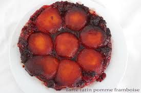 Tarte Tatin Pommes Framboisesingredients Les Fruits 4 Pommes Golden150g De Framboises Surgeleesle Caramel 150g De S Tarte Tatin Aux Pommes Tarte Tatin Pomme