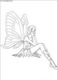 Son succès à travers le monde lui a fait vivre des aventures extraordinaires et toujours plus incroyables, et elle est devenue un personnage emblématiqu Barbie Mariposa Imprimer Coloriage Pour Enfants
