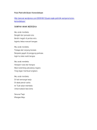 Mempunyai benda yang sesuai di rumah boleh membuatkannya lebih mudah. Puisi Perubahan Bangsa Pigura