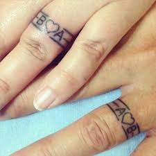 What can be better than a wedding ring tattoo to make the biggest and the most memorable milestone of your life permanent? Wedding Ring Tattoo Ideas Amazing Designs For Couples