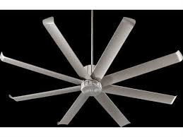 Integrated led indoor/outdoor matte black ceiling fan with light and remote control transform any large room or loft in your transform any large room or loft in your home with the addition of this kensgrove 72 in. Quorum International Proxima Patio Satin Nickel 72 Outdoor Ceiling Fan Qm19672865