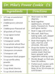 Dr Mikes Power Cookie Recipe 17 Day Diet Cycle 1