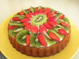Gateau Renverse Au Citron Kiwis Et Fraises Gateau Renverse Basboussa Creme Patissiere Facile