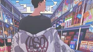 Cool, aesthetic, anime art, anime guy, anime boy, smoking, hoodie. Retro Anime Aesthetic Wallpapers Top Free Retro Anime Aesthetic Backgrounds Wallpaperaccess