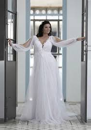 Loose Long Sleeve Wedding Dress For Plus Size Brides By Darius Bridal Wedding Dress Long Sleeve Plus Size Wedding Gowns Bridal Dresses