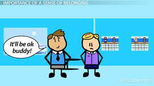 Indicators of sense of belonging in empirical studies have consisted primarily of survey questions. Sense Of Belonging Definition Theory Video Lesson Transcript Study Com