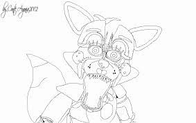 2 years and older color: Funtime Foxy Coloring Page Luxury Funtime Foxy Free Coloring Pages Funtime Foxy Coloring Pages Foxy Coloring Home