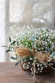 永遠の憧れカスミ草アレンジメント 花ギフトhanaji 花のデコレーション インテリア 花 フラワーアレンジメント
