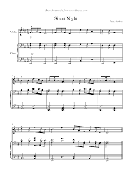 Silent Night Sheet Music For Violin Silent Night Sheet Music Hymn Sheet Music Free Violin Sheet Music