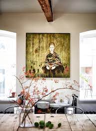 Eclectic Country Style Swedish Apartment Decor Inspiration Cool Chic Style Fashion Eclectically feminine style by mary gui.