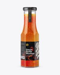 Sauce Bottle Mockup In Bottle Mockups On Yellow Images Object Mockups Mockup Free Psd Bottle Mockup Free Logo Mockup Psd