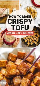 Quick And Easy Crispy Air Fried Tofu Okonomi Kitchen Recipe High Protein Vegan Recipes Vegan Protein Recipes Vegan Recipes Easy