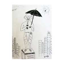 Gandhi Drawing By Vinay Jalla Are you searching for cartoon sketch png images or vector?
