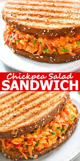 Chickpea Carrot Salad Sandwich Kelly Repassante En 2020 Recettes De Cuisine Salade Carotte Cuisine Et Boissons
