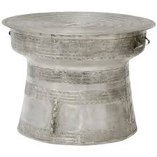 Palecek Rain Drum Table Outdoor Coffee Tables Coffee Table Drum Coffee Table