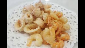 Come non prevedere questa portata per il cenone? Frittura Di Calamari E Crostacei Di Rita Chef Asciutta E Croccante Youtube