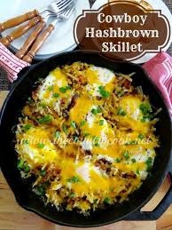 Cowboy Hash Brown Skillet Video Recipe Recipes Brunch Recipes Breakfast Skillet Recipes