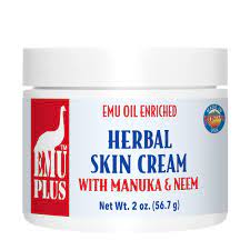Amazon.com : Emu Herbal Skin Cream with Manuka & Neem Montana Emu Ranch Co.  2 oz Cream : Beauty & Personal Care