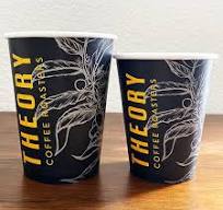 10 oz Custom Printed Compostable White Paper Hot Cups | 1,000/Case
