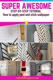 We would like to show you a description here but the site won't allow us. How To Apply Peel And Stick Wallpaper In Your Rv Colorful Designer