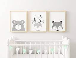 Details About Woodland Nursery Animals Prints Set Modern Art 10 X 8 A4 A3 Various Styles Baby Room Paintings Nursery Animal Prints Nursery Wall Art Boy