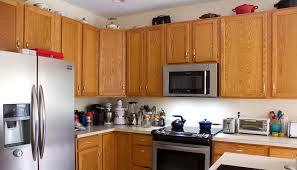 the beginning of a small budget kitchen