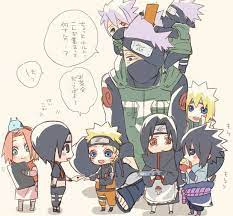 Naruto e kushina boruto x sarada naruto art anime naruto h anime colouring pics naruto girls naruto pictures insta posts. Team 7 Kakashi Naruto Sai Sakura Sasuke Itachi Minato Slug Tomato Apron Cooking Cute Chibi Text Book Naruto Shippuden Anime Naruto Anime Naruto