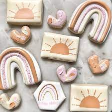 Rainbow Dream Maker Boho Birthday Party Birthday Cookies Rainbow Baby Shower