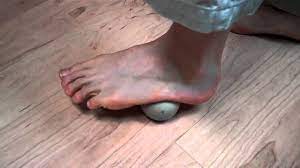 Self Cuboid Mobilization With Lacrosse Ball Youtube