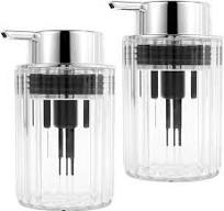 Amazon.com: 2 Pack Foaming Soap Dispenser, Transparent Foam ...