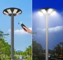 IP65 ufo Solar Power Garden Street Light Lamp With Pole 150w 200w 250w 300w  Solar Lamp ufo Park Landscape Light