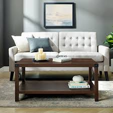 And, with its clean lines. Kirkland S Home For Walnut X Frame Rustic Wood Coffee Table Accuweather Shop