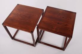 Jonathan adler's toulouse cube side tables are sculpturally striking, especially with their textural. Cube S Coffee Table Set By Aksel Kjersgaard Denmark 1950s Set Of 2 For Sale At Pamono