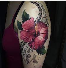 Hibiscus Tattoo Flor Amapola Hibiscus Tattoo Tribal Shoulder Tattoos Hibiscus Tattoos